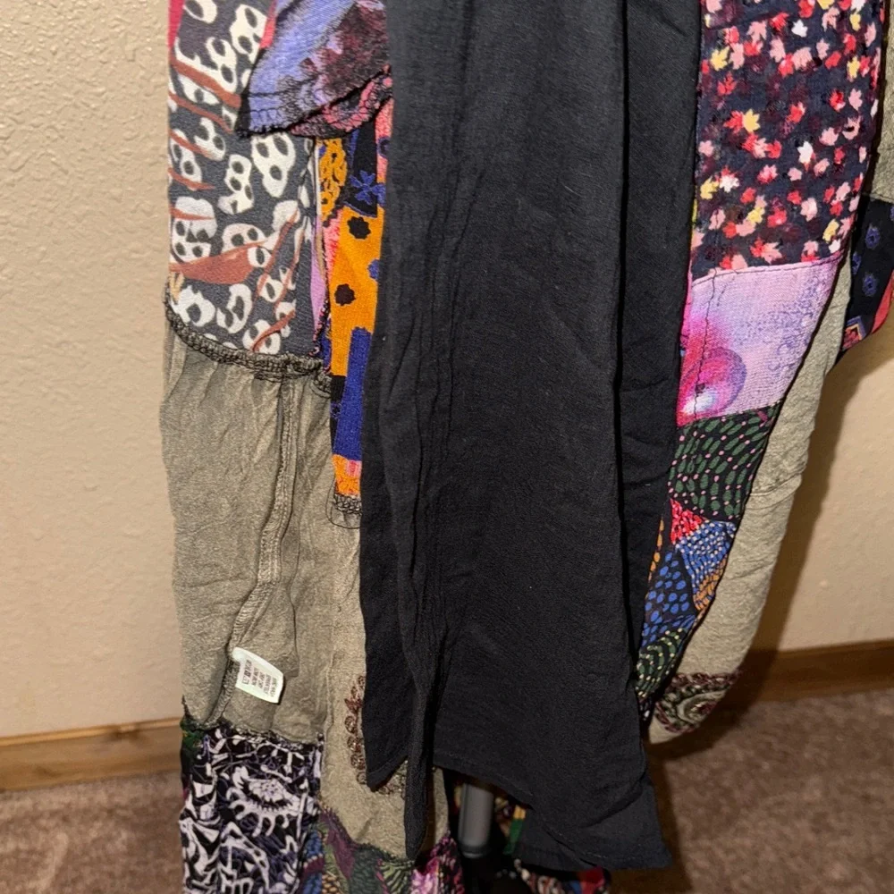 Bohemian Patchwork Maxi Dress - Picture 12 of 16